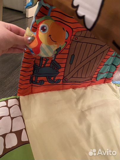 Детский развивающий коврик-дом