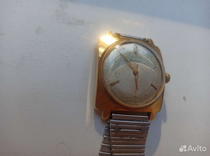 Часы Ракета Атом золото AU20 СССР экспорт 1960 ход