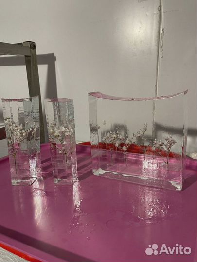 Лед пищевой с цветами 15104 грамм