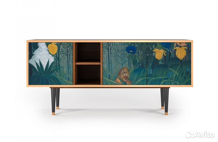 Тв-тумба T5 - Орех - The Repast of the Lion