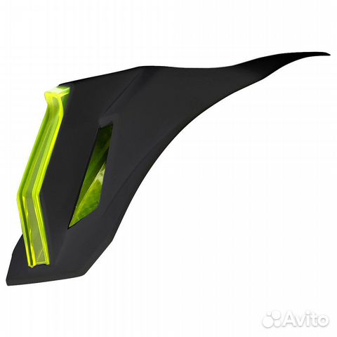 Icon Airform Speedfin Black Green спойлер для шлем
