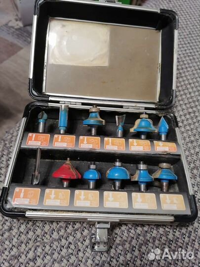 Набор профильных фрез по дереву (12шт.)