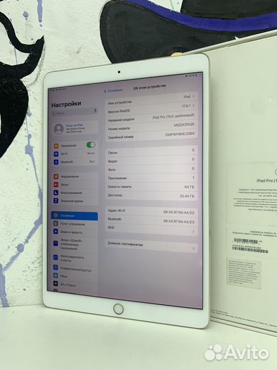 iPad Pro 10,5 64gb Wifi Gold