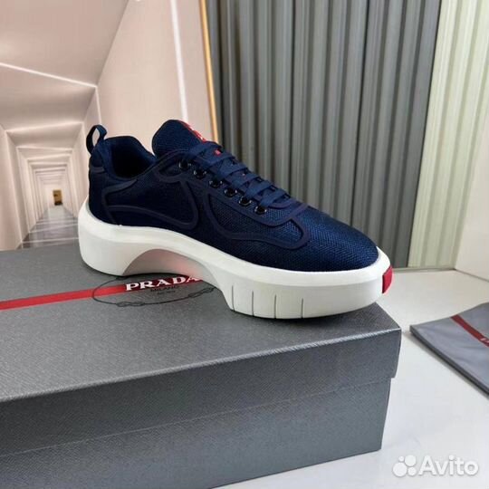 Кроссовки мужские Prada синий