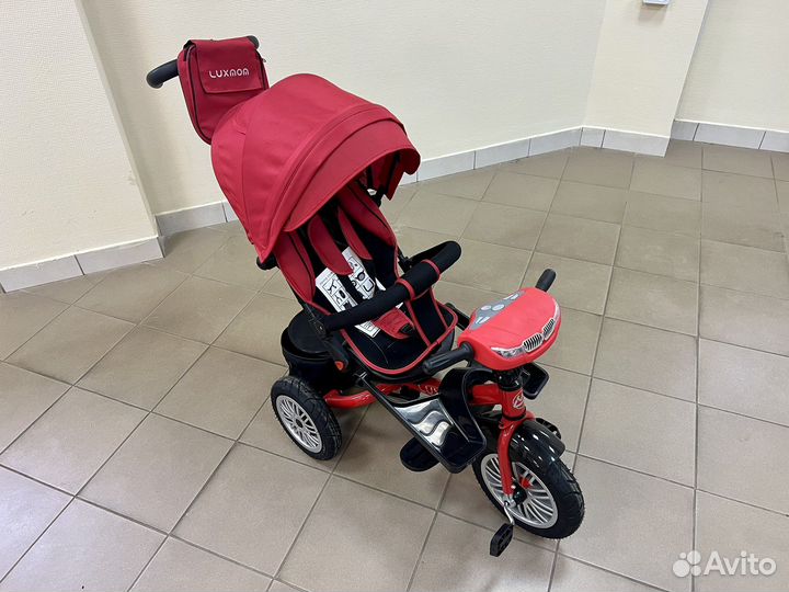 Детский велосипед с ручкой Luxmom