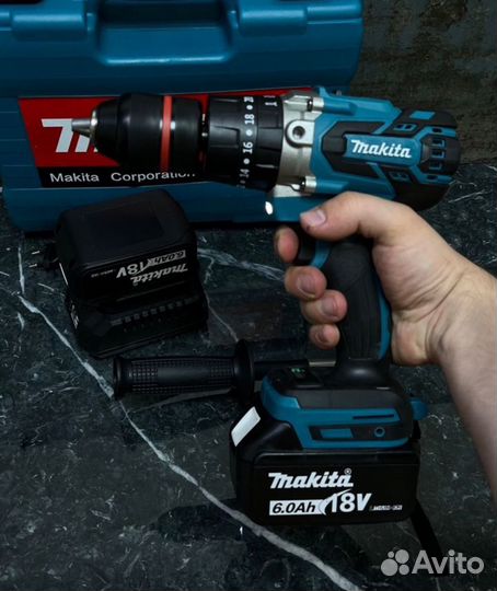 Бесщеточная дрель-шуруповерт Makita 13mm