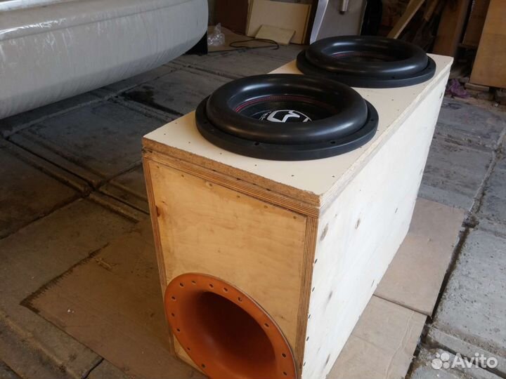 Сабвуфер Ural Decibel 12 1+1ом 2шт с коробом