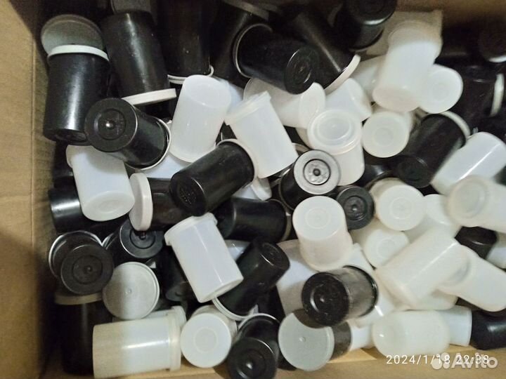 Баночка для плёнки червяков и т.д