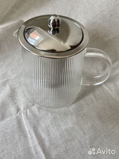 Заварочный чайник стеклянный с ситом Zara H&M