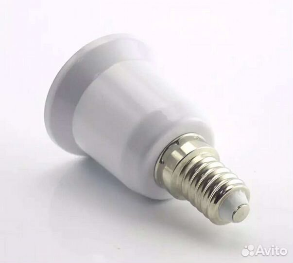 Преобразователь лампы E14 в E27