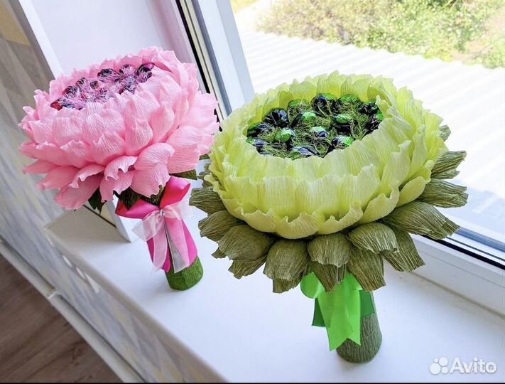 Сладкий букет-пион