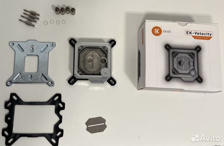 Водоблок EK-Quantum Velocity - Nickel + Plexi