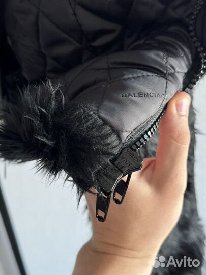 Balenciaga Faux Fur Jacket куртка