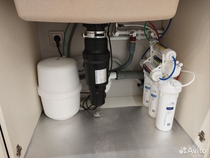 Установка моек, кухонной техники,фильтров