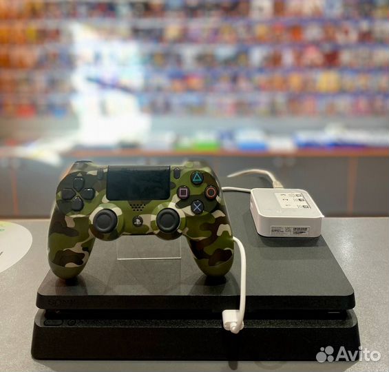 Б/У Playstation 4 Slim 1000Gb. 11.00 прошита (HEN)