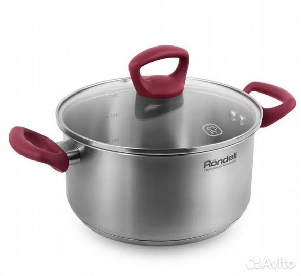 Новая кастрюля Rondell Heidi, 2,8 л. Торг возможен