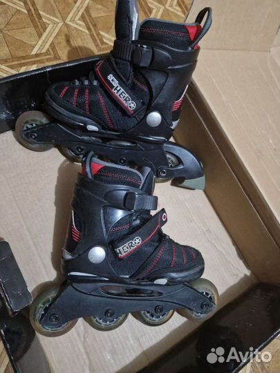 Роликовые коньки детские раздвижные
