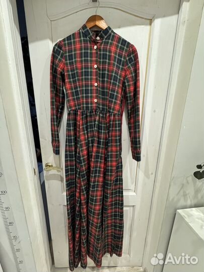 Платье рубашка макси