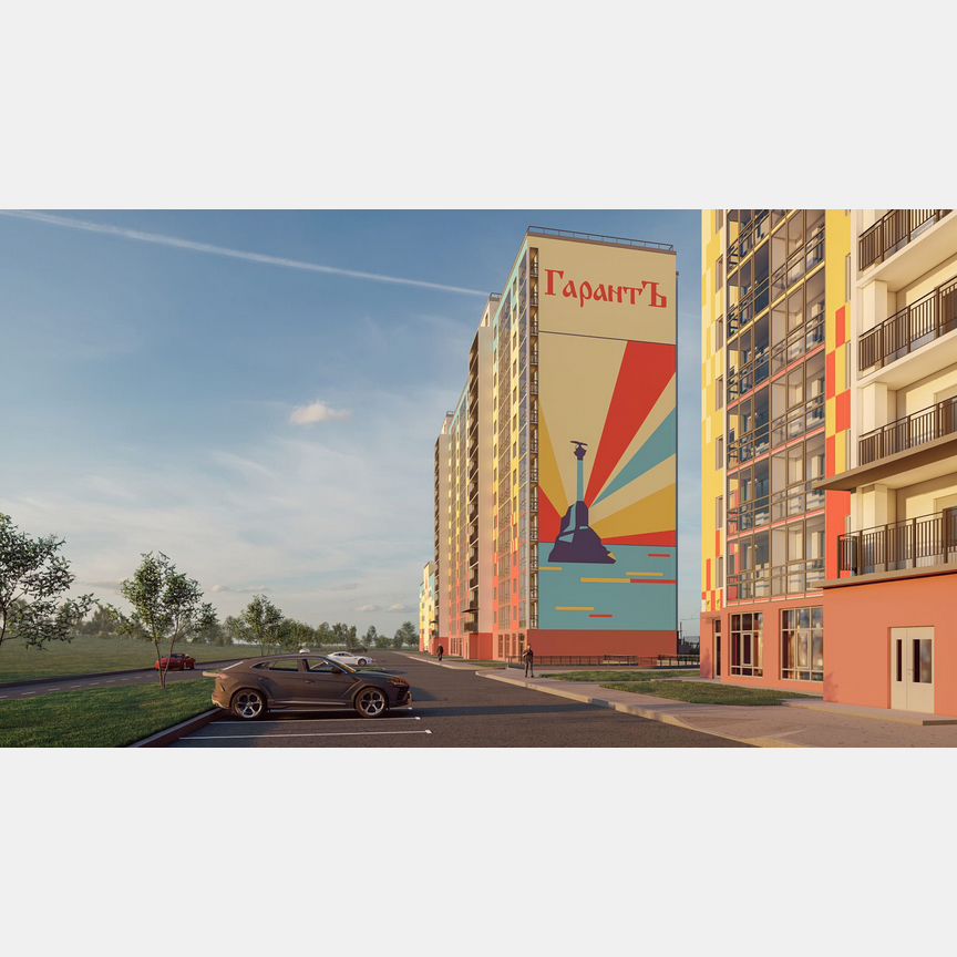 2-к. квартира, 72,8 м², 10/15 эт.