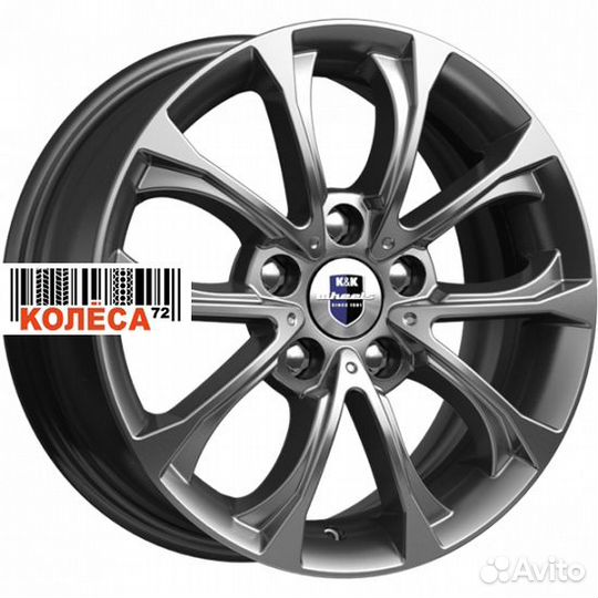 Кик Urals 6.5x15 5x110 ET35 Dia65.1 Дарк платинум