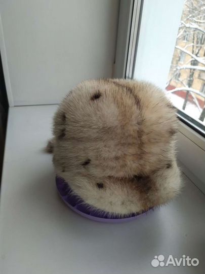 Шапка норковая женская