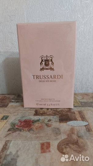 Trussardi delicate rose, 100ml, оригинал, новые