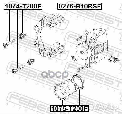 1074T200F ремкомплект суппорта Chevrolet Lacet
