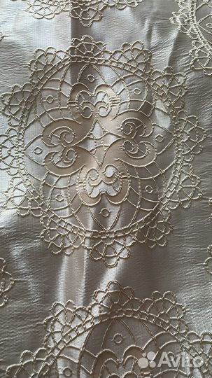 Шторы с подхватами и тюль из органзы ф togas