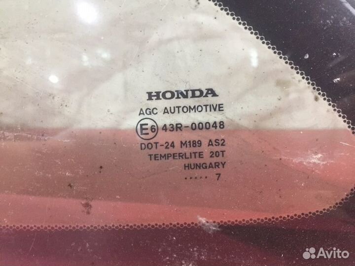 Стекло боковое заднее правое Honda Cr-V 3