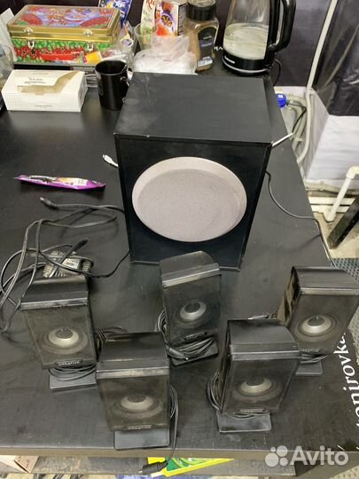 Аудиосистема 5.1 через aux