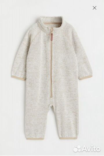 Трикотажный флисовый комбинезон 74 92 hm