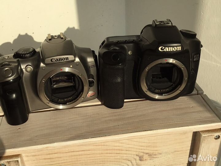 Canon EOS Kiss Digital; Canon EOS 40 D