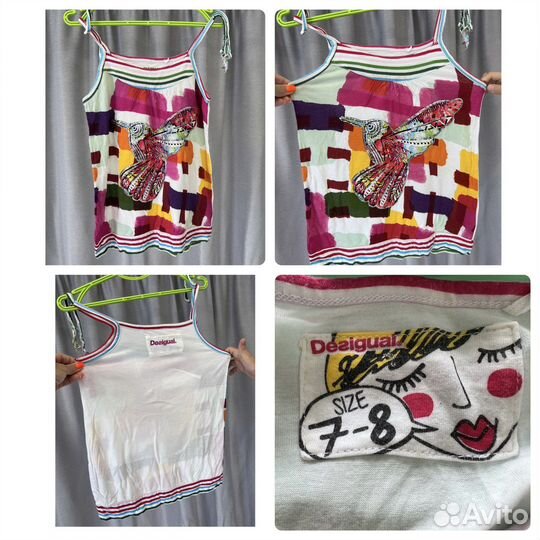 Футболка, комбинезон, майка для девочки