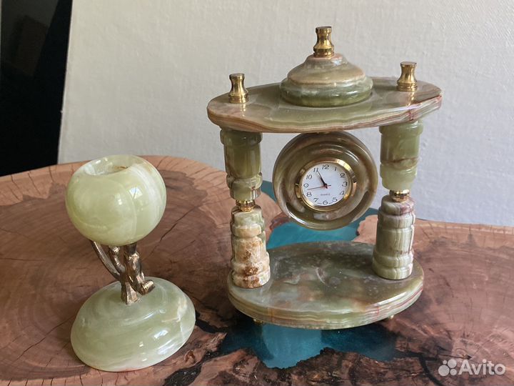 Настольные часы подсвечник
