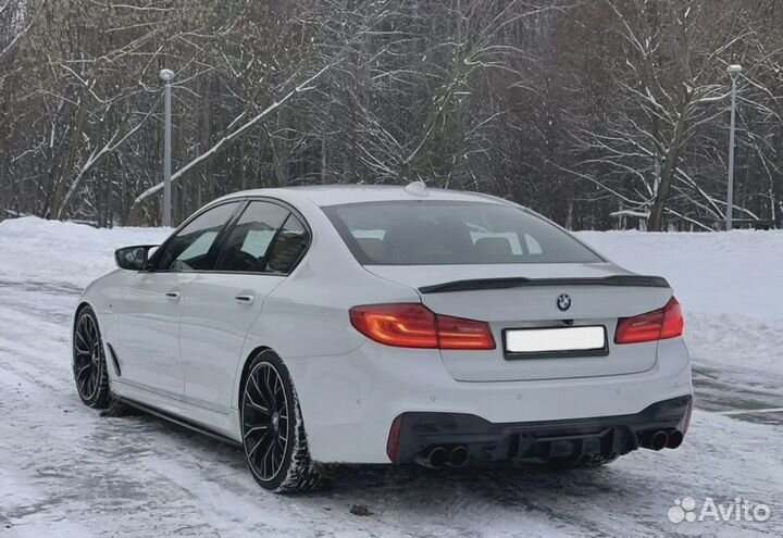 Спойлер лезвие bmw 5 G30 CS стиль