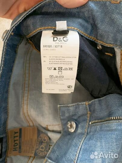 Dolche gabbana джинсы