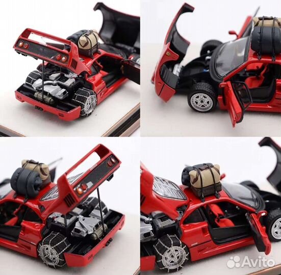 Ferrari F40 PGM DeLuxe. 1:64. Ограниченный выпуск