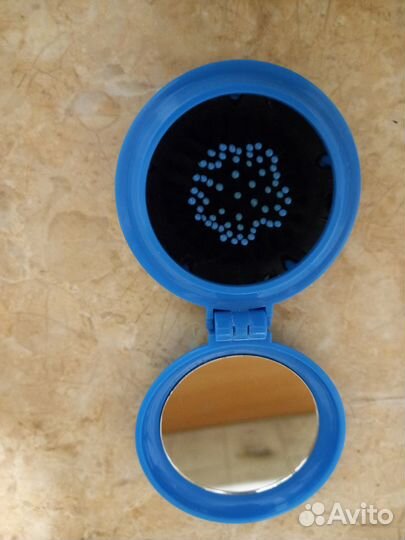 Зеркало-расчёска карманное складное