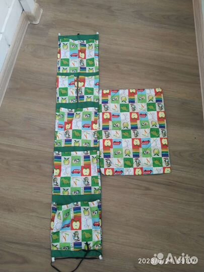 Кармашки на шкафчик в детский сад + коврик