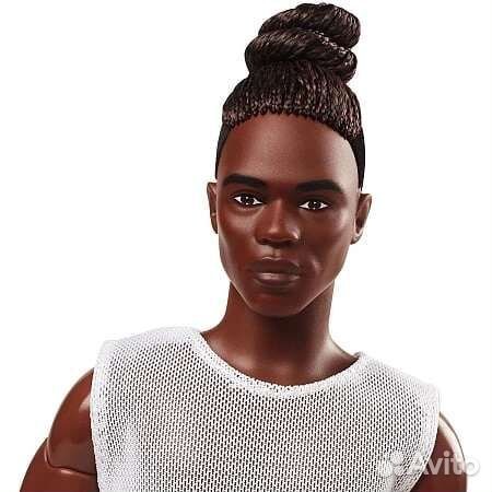 Кен looks брюнет афро.новый