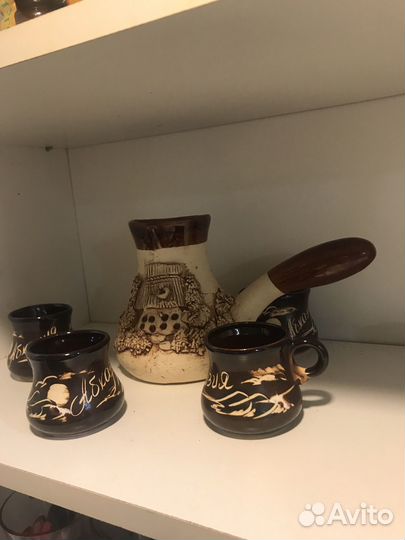 Керамический кофейный набор