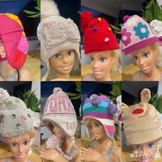 Кепка панама шапка повязка набор шарф+ шапка