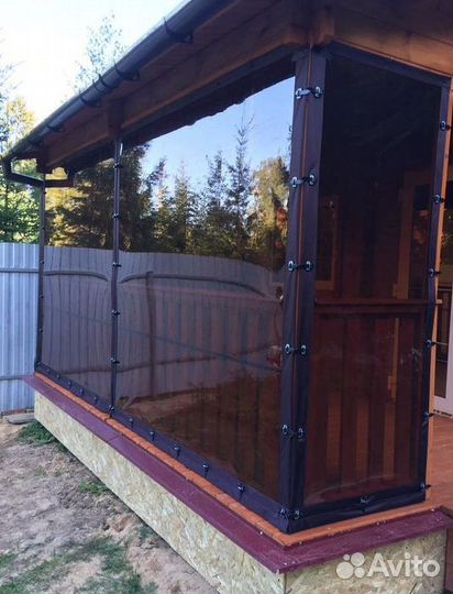 Мягкие окна для кафе летней веранды беседки