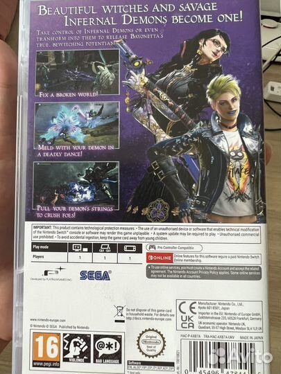 Bayonetta 3 nintendo switch