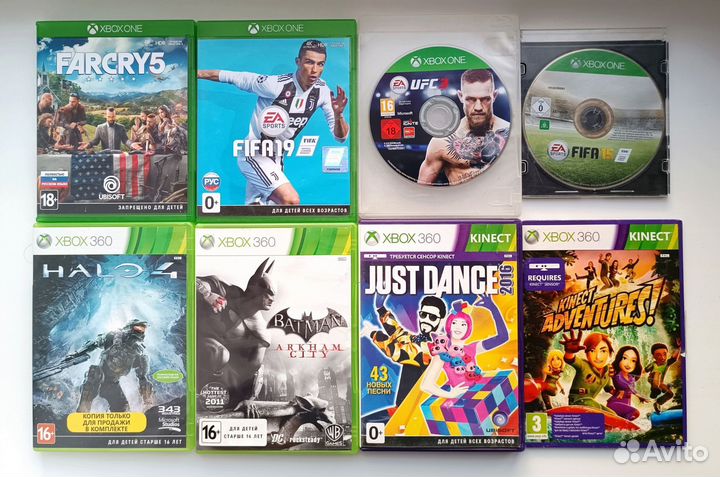Игры Xbox One, 360 (Лицензионные диски)