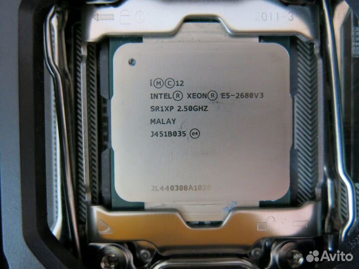 Комплект Xeon E5 2680 V3 + X99M + 16Gb DDR4