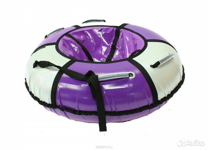 Ватрушка 100 см цвет фиолетовый пвх