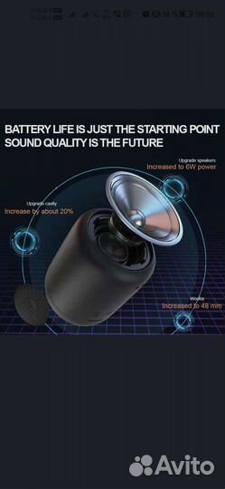 Колонка T&G Блютус/Bluetooth 10Вт./1800Амч