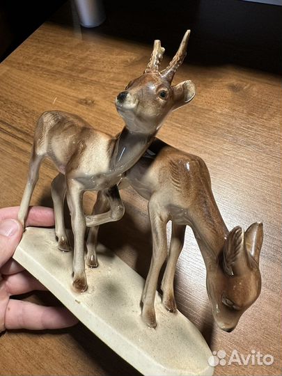 Статуэтка олени германия фарфор