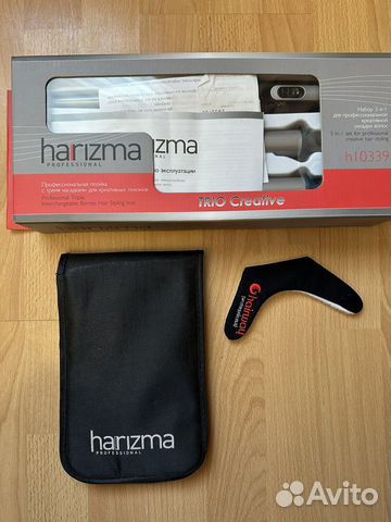 Плойка для волос с тремя насадками Harizma новая